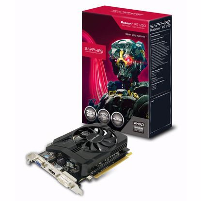 Fotografija izdelka SAPPHIRE Radeon R7 250 2GB GDDR3 Boost (11215-01-20G) Lite grafična kartica