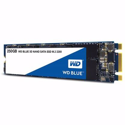 Fotografija izdelka WD Blue 3D NAND 250GB M.2 2280 SATA3 (WDS250G2B0B) SSD