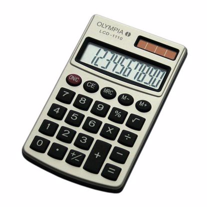 Fotografija izdelka Olympia Kalkulator LCD-1110 srebrn