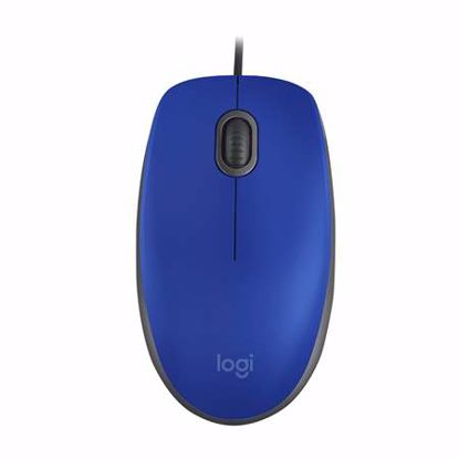Fotografija izdelka LOGITECH M110 SILENT USB optična modra miška 
