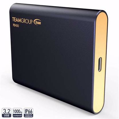 Fotografija izdelka TEAMGROUP PD400 240GB USB3.2 2,5'' (T8FED4240G0C108) vodoodporen modra zunanji SSD
