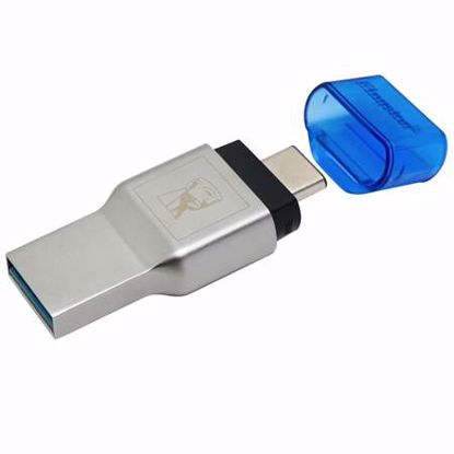 Fotografija izdelka KINGSTON FCR-ML3C USB 3.1 MobileLite Duo 3C MicroSD SDHC SDXC Type-C prenosni čitalec kartic
