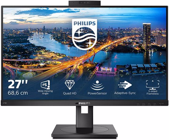Fotografija izdelka Philips 275B1H 27" IPS QHD monitor z vgrajeno webkamero