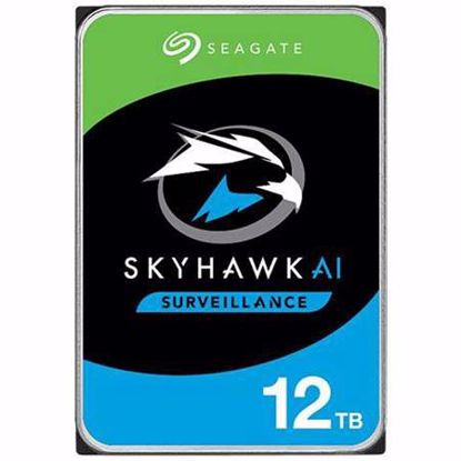 Fotografija izdelka SEAGATE SkyHawk AI 12TB 3,5'' SATA3 256MB 7200rpm (ST12000VE001) trdi disk