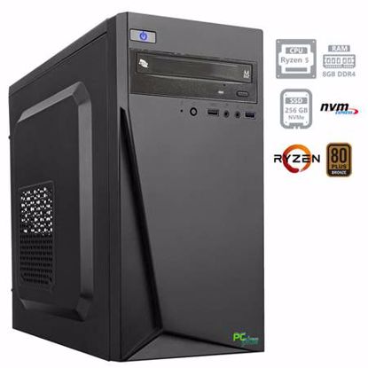 Fotografija izdelka PCPLUS i-net Ryzen 5 PRO 4650G 8GB 256GB NVMe SSD Windows 10 Pro namizni računalnik
