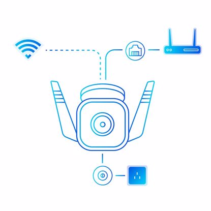 Fotografija izdelka TP-link zunanja wi-fi varnostna kamera Tapo C310 