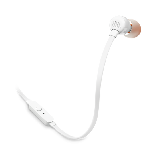 Fotografija izdelka JBL Tune 110 In-ear slušalke z mikrofonom, bele