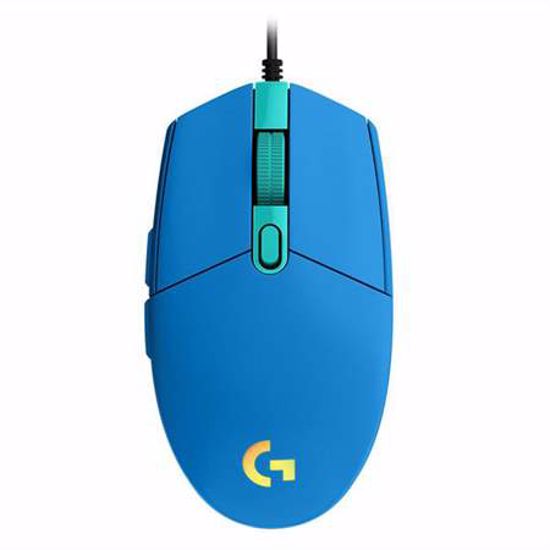 Fotografija izdelka LOGITECH G102 LIGHTSYNC gaming optična modra miška
