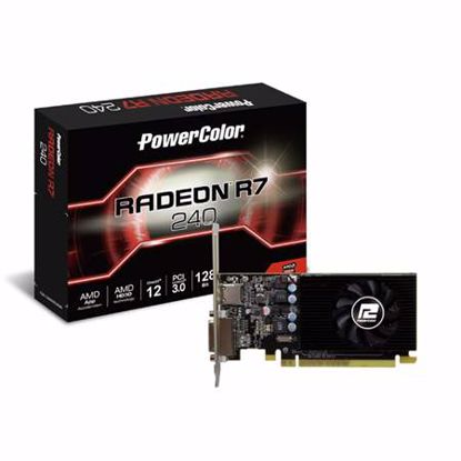 Fotografija izdelka POWERCOLOR Radeon R7 240 4GB DDR5 (4GBD5-HLEV2) gaming grafična kartica
