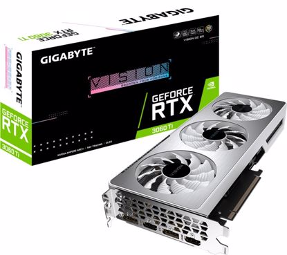 Fotografija izdelka Grafična kartica GIGABYTE GeForce RTX 3060 Ti VISION OC 8G, 8GB GDDR6, PCI-E 4.0