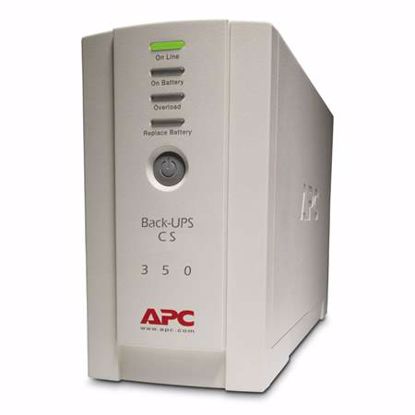 Fotografija izdelka APC Back-UPS CS BK350 350VA 210W UPS 120 V brezprekinitveno napajanje
