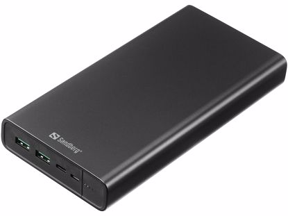 Fotografija izdelka Sandberg Powerbank USB-C PowerDelivery 100W 38.400mAh prenosna baterija 