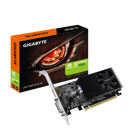 Fotografija izdelka Grafična kartica GIGABYTE GeForce GT 1030, 2GB GDDR4, PCI-E 2.0