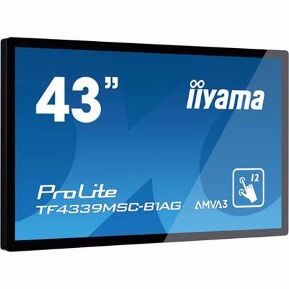 Fotografija izdelka IIYAMA ProLite TF4339MSC-B1AG 108cm (43'') FHD LED LCD AMVA3 HDMI/VGA 24/7 open frame PCAP na dotik informacijski zaslon