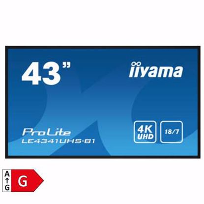 Fotografija izdelka IIYAMA ProLite LE4341UHS-B1 43" (108cm) 4K IPS HDMI/VGA 18/7 informacijski zaslon