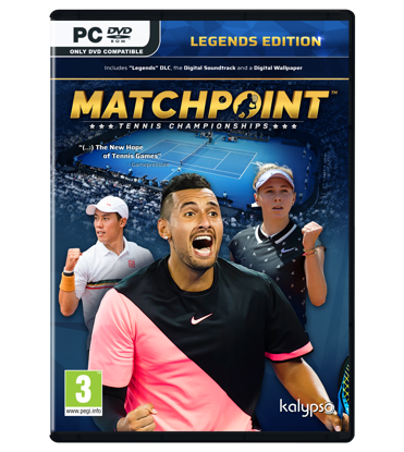 Fotografija izdelka Matchpoint: Tennis Championships - Legends Edition (PC)