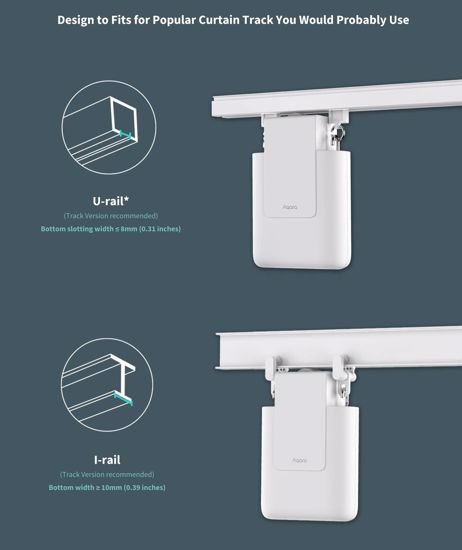 Fotografija izdelka AQARA GONILNIK ZA ZAVESE E1 Tračni