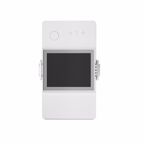 Fotografija izdelka SONOFF pametno stikalo THR320D, senzor za temp. in vlažnost z LCD zaslonom, Alexa/Google Home/IFTTT, 20A Max.