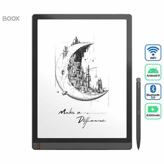 Fotografija izdelka E-bralnik/tablični računalnik 13.3" BOOX Tab X, Android 11, 6GB+128GB, Wi-Fi, Bluetooth 5.0, USB Type-C, + pisalo Pen2 Pro, zelen