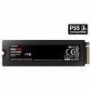 Fotografija izdelka SAMSUNG 990 PRO 1TB M.2 PCIe 4.0 NVMe (MZ-V9P1T0CW) s hladilnikom SSD