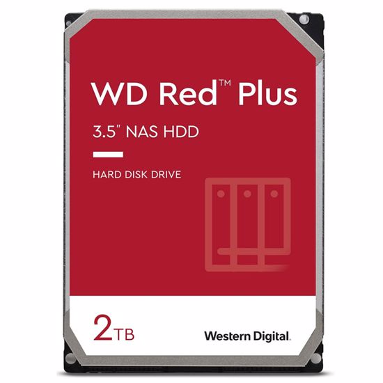 Fotografija izdelka WD Red Plus 2TB SATA3 3,5" 64MB (WD20EFPX) NAS trdi disk