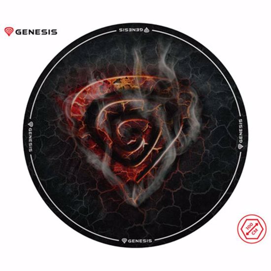 Fotografija izdelka GENESIS TELLUR 400 ROUND LAVA podloga za stol, 100cm premer, protizdrsna, mehka podlaga, trpežna