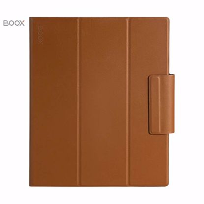 Fotografija izdelka Originalni MAGNETNI preklopni ovitek / etui za e-bralnik 10.3" BOOX Tab Ultra C Pro, funkcija stojala, 2 načina postavitve, rjavo črn