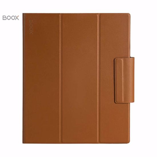 Fotografija izdelka Originalni MAGNETNI preklopni ovitek / etui za e-bralnik 10.3" BOOX Tab Ultra C Pro, funkcija stojala, 2 načina postavitve, rjavo črn