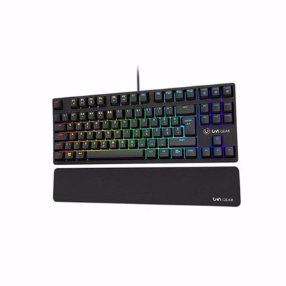 Fotografija izdelka Tipkovnica UVI PRIDE Mini, Optical Blue Switch, RGB, USB, SLO