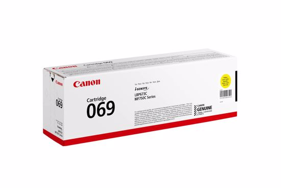 Fotografija izdelka TONER CANON CRG-069Y RUMEN ZA LBP673, MF752, MF754 ZA 1.900 STRANI
