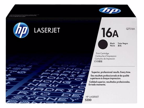 Fotografija izdelka Toner HP Q7516A 16A Črn Original