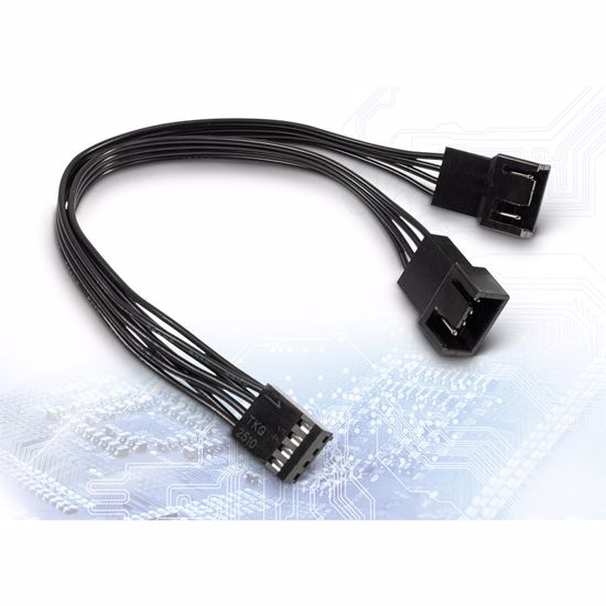 Fotografija izdelka INTER-TECH 15cm 4-pin PWM Y-kabel