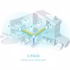 Fotografija izdelka TP-LINK Deco X50 AX3000 WiFi 6 Mesh 3-pack dostopna točka-AP