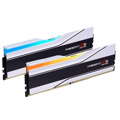 Fotografija izdelka G.SKILL Trident Z5 Neo RGB 64GB (2x32GB) 6000MT/s DDR5 CL30 RGB F5-6000J3036G32GX2-TZ5NRW beli ram pomnilnik