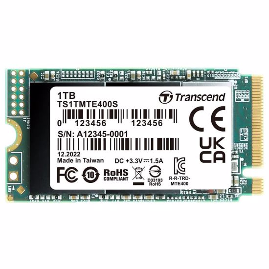 Fotografija izdelka TRANSCEND 400S 1TB PCIe 4.0 M.2 2242 (TS1TMTE400S) SSD