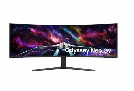 Fotografija izdelka Monitor Samsung 57" G95NC Odyssey Neo G9 ukrivljen, VA, 7680x2160, 3x HDMI, DP, USB, 240Hz
