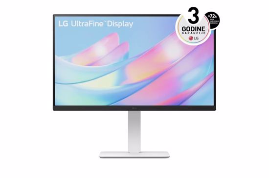 Fotografija izdelka Monitor LG 27 27US550-W UltraFine, IPS, 3840x2160, 2x HDMI, DP, bel