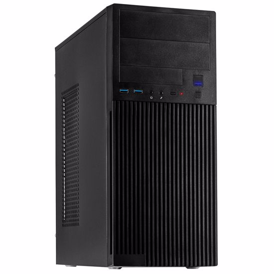 Fotografija izdelka INTER-TECH IT-2815 Linear midi ATX črno ohišje