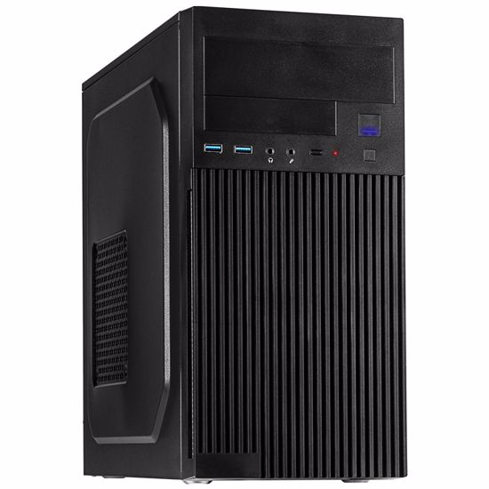 Fotografija izdelka INTER-TECH IT-6521 Straight microATX črno ohišje