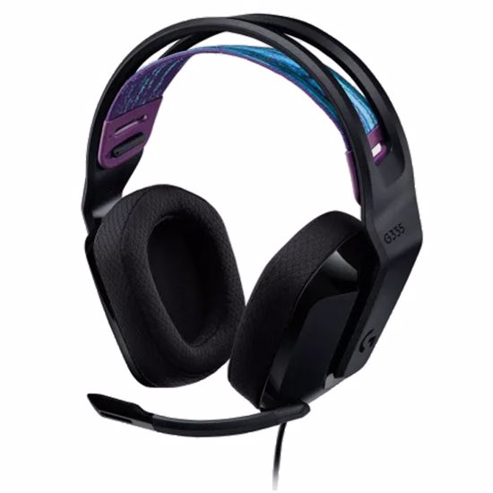 Fotografija izdelka LOGITECH G335 3.5mm Gaming z mikrofonom črne slušalke