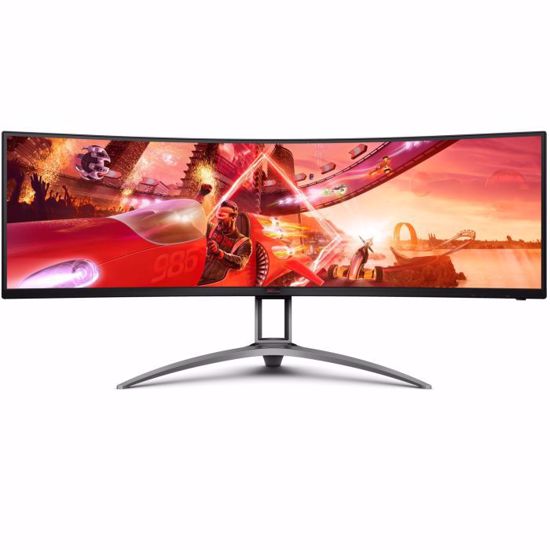 Fotografija izdelka AOC Agon AG493UCX2 49" VA DQHD 165Hz USB-C PD monitor