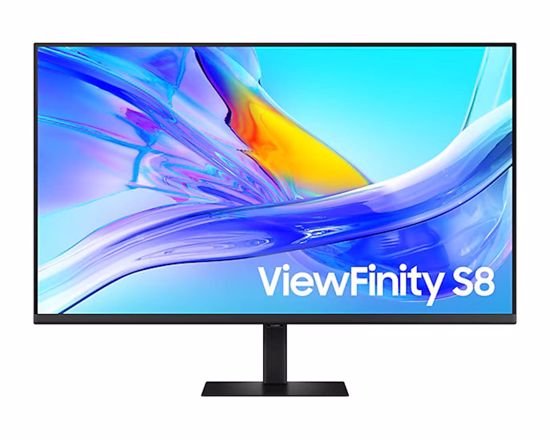Fotografija izdelka Monitor Samsung 37 S80UD ViewFinity S8, VA, 3840x2160, HDMI, DP, USB-C, LAN