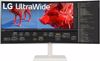 Fotografija izdelka Monitor LG 37,5" 38WR85QC-W UltraWide ukrivljen,  IPS, 3840x1600, 2x HDMI, DP, USB-C, bel, 144Hz
