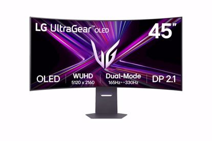 Fotografija izdelka Monitor LG 44,5 OLED 45GX950A-B UltraGear ukrivljen, 5120x2160, 2x HDMI, DP, USB, 165Hz