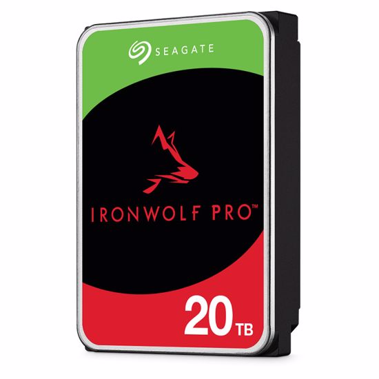 Fotografija izdelka SEAGATE IronWolf PRO NAS 20TB 3,5" SATA3 256MB 7200rpm (ST20000NT001) trdi disk