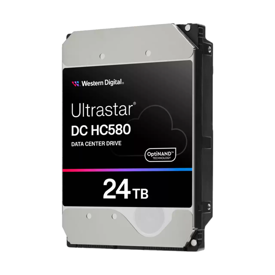 Fotografija izdelka WD 24TB UltraStar DC HC580 3,5" SATA 6Gb/s 7200rpm 512MB HDD disk