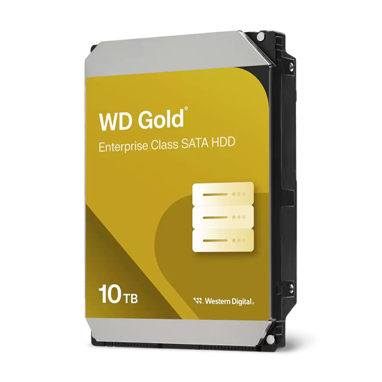 Fotografija izdelka WD 10TB GOLD 3,5" SATA 6Gb/s 7200rpm 512MB HDD disk