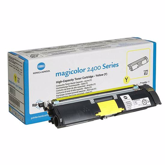 Fotografija izdelka Konica Minolta original toner A00W132 Hologram Rumena Original