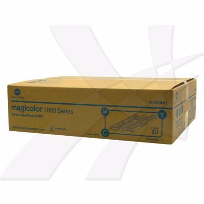 Fotografija izdelka Konica Minolta original toner A0V30NH Moder, Škrlaten, Rumena Original