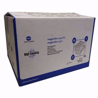 Fotografija izdelka Konica Minolta original toner 9960A1710606002 Moder, Škrlaten, Rumena Original